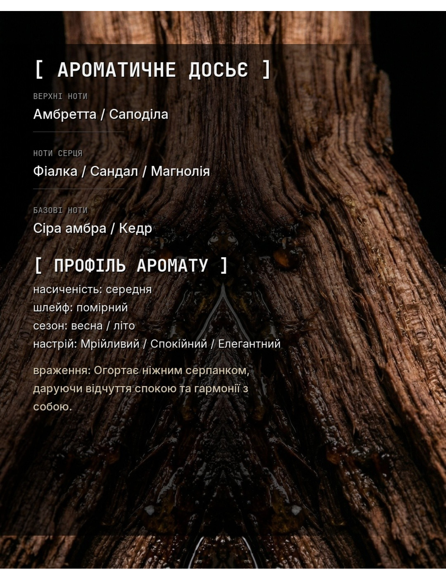 Aromatic Dossier