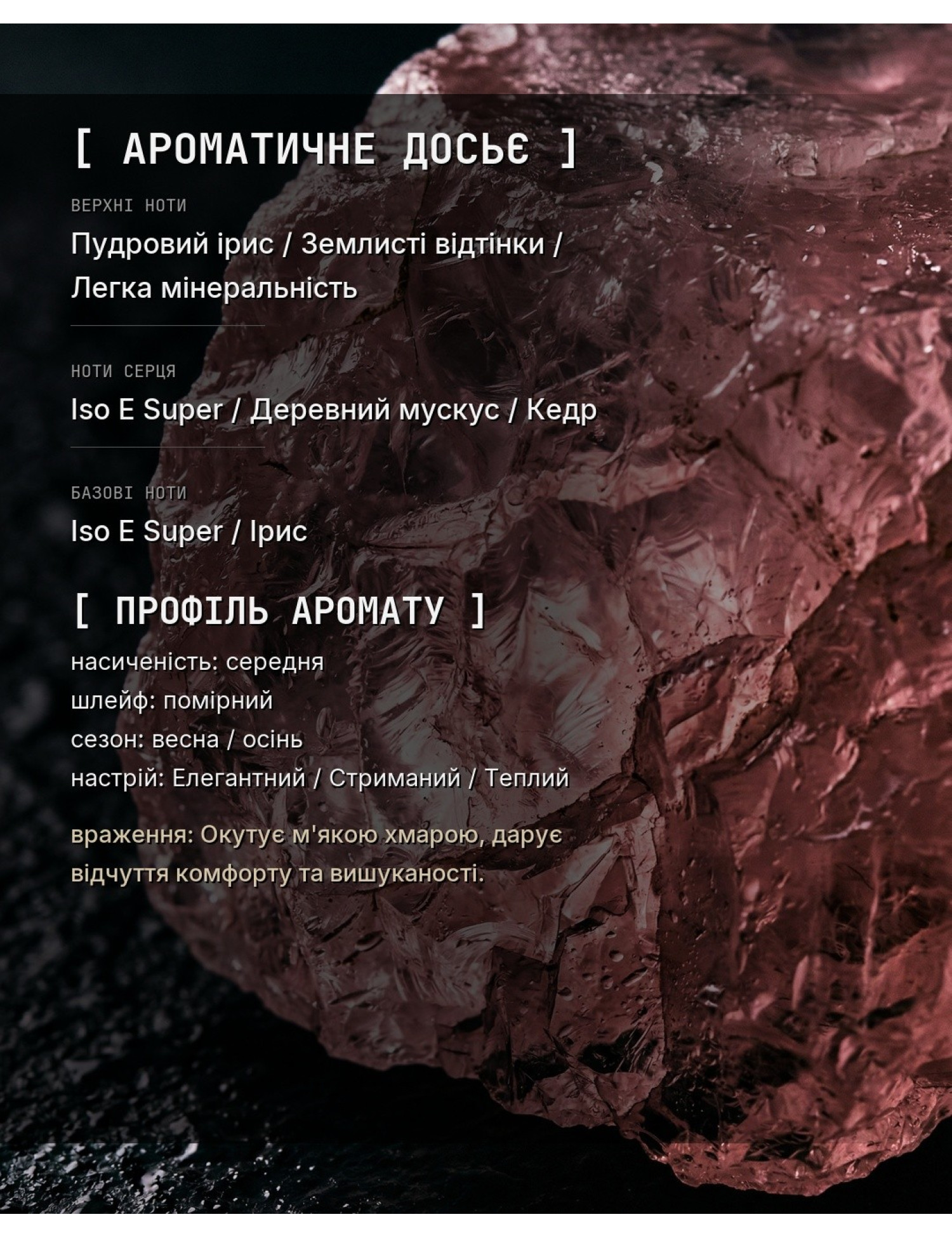Aromatic Dossier