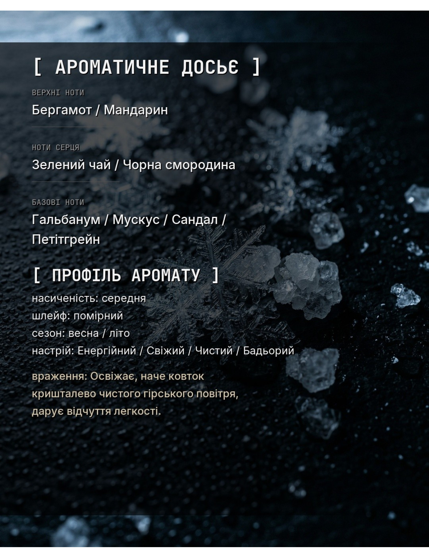Aromatic Dossier