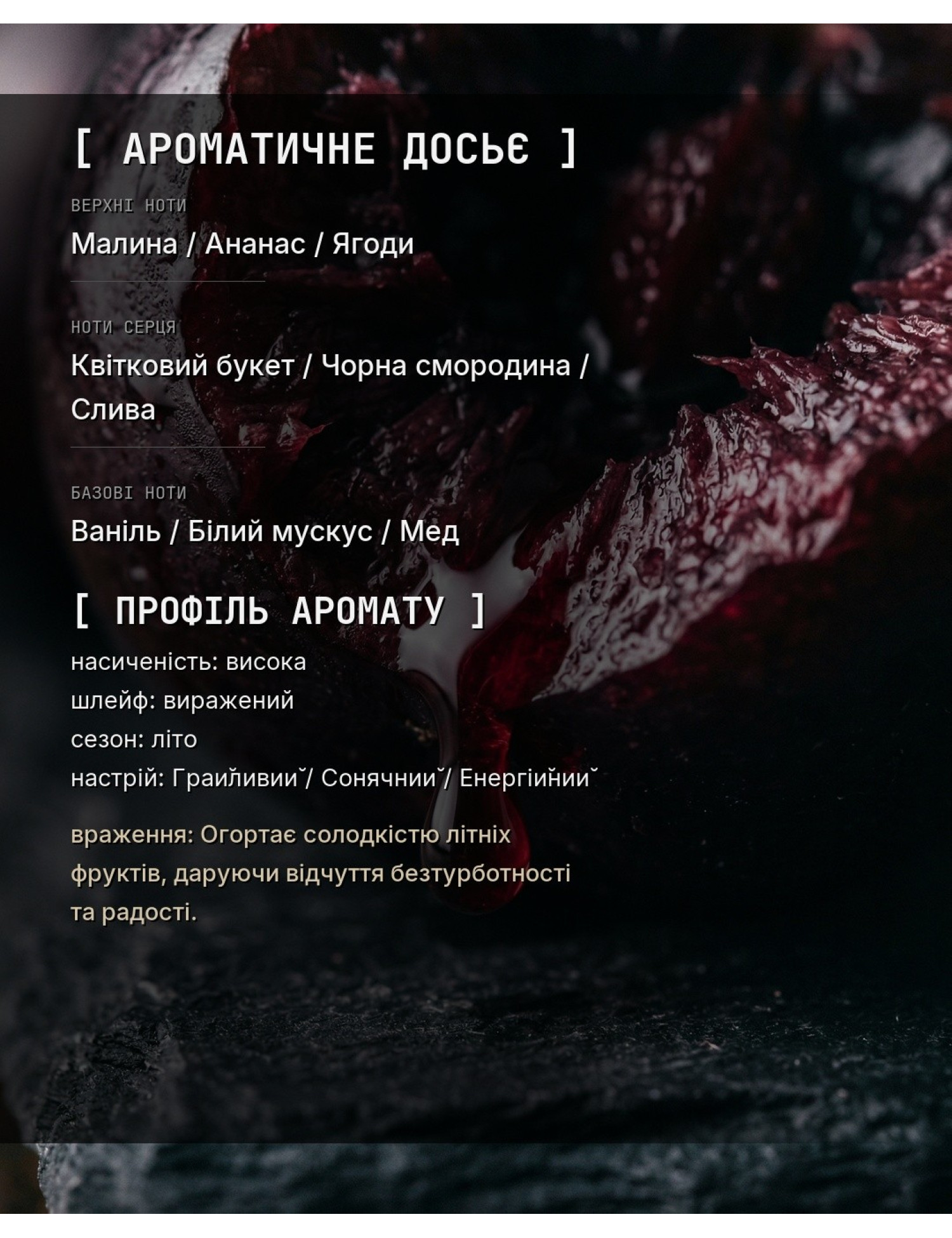 Aromatic Dossier