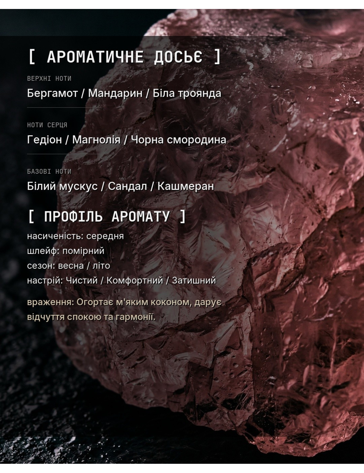 Aromatic Dossier