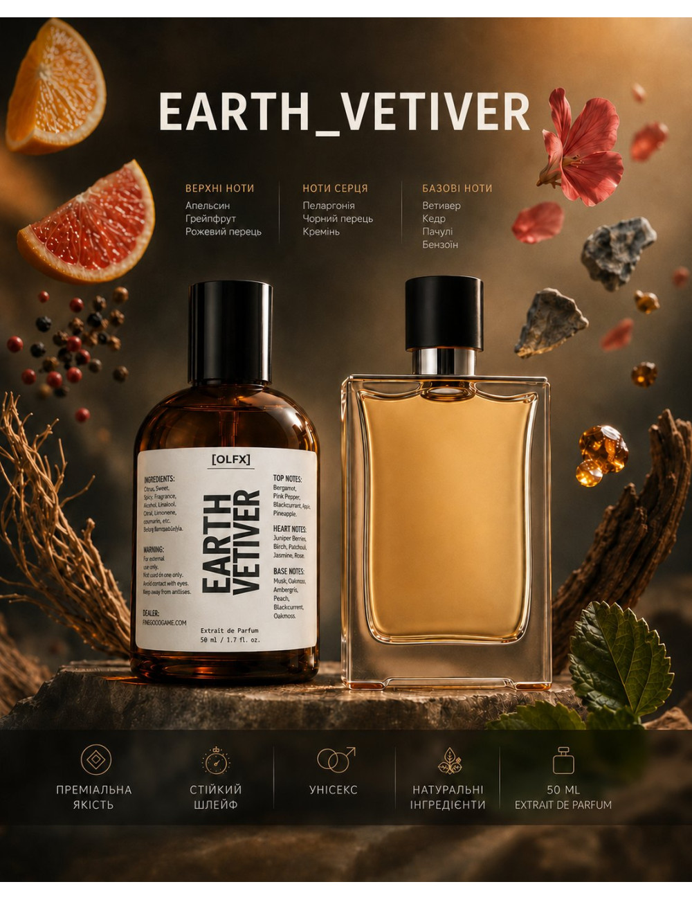 OLFx Store EARTH VETIVER